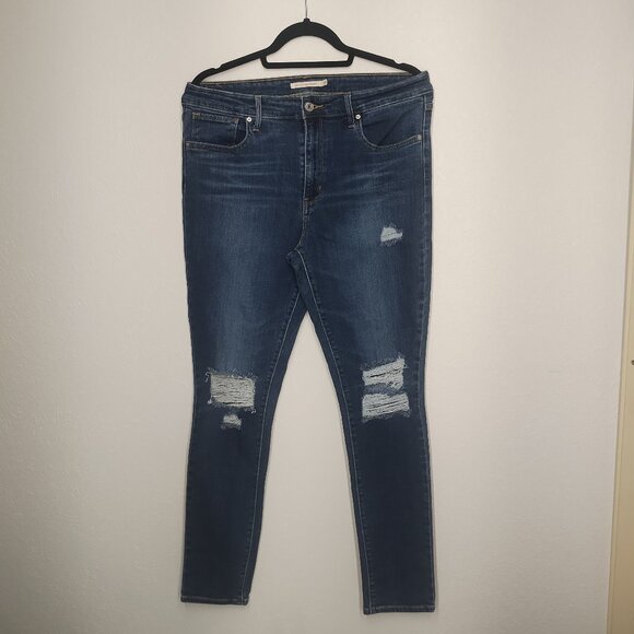 Levi's Women's 721 High Rise skinny Jeans Size 32 - Picture 1 of 3
